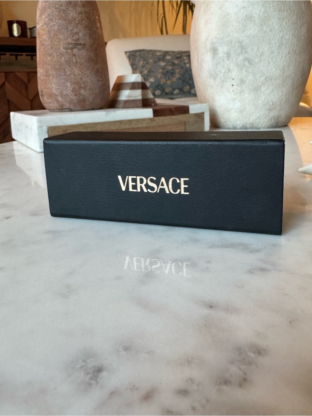 Versace Black Sunglasses Case
